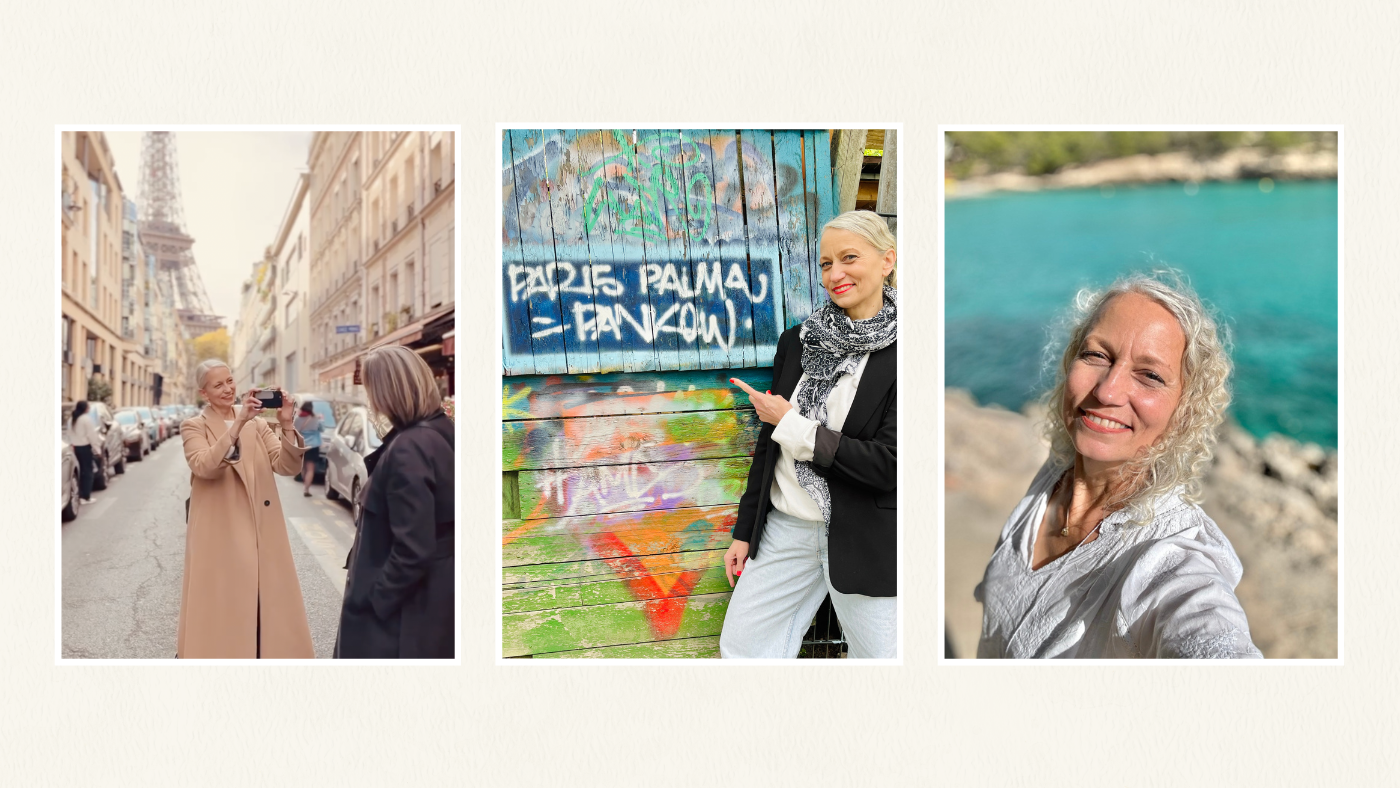 3 Fotos von Violas Fotoshooting-Reisen: Paris, Berlin, Palma de Mallorca